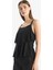 Regular Fit Tül Tankini-Fall in Love E3293AX25SM 4