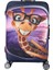 Mor Tarzı L Beden Yüksek Kaliteli Kalın Seyahat Valizi Kılıfı Sevimli Karikatür 3D Hayvanlı Tekerlekli Baga Kılıfı Elastik Koruma Kılıfı Toz Kapağı (Yurt Dışından) 2