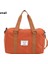 Turuncu S Tarzı Özel Seyahat Çantası Kısa Gezi Hafta Sonu Spor Gym Duffel Çantası Su Geçirmez Ayakkabı Bölmesi El Omuz Çantası Baskılı Logo Fotoğraf (Yurt Dışından) 1