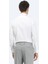 Beyaz Düz Slim Fit Dokuma Klasik Pamuk Karışımlı Gömlek 5