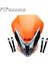 Turuncu Tarzı Streetfighter Için Siyah Evrensel Motosiklet Dirt Bike LED Görüş Far Ducati Honda Yamaha Suzuki Yz Cr Dr Drz Cbr (Yurt Dışından) 2