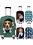 Z3011 Stili M Beden Twoheartsgirl Sevimli Beagle Köpek Baskılı Valiz Koruyucu Toz Kapakları Güzel Seyahat Valiz Kılıfı Bagaj Koruyucu (Yurt Dışından) 5