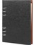 A5 Defter 6 Delikli Pu Deri Kapaklı Defter (Siyah) (Yurt Dışından) 1