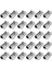 48 Paket Metal Mini Kalemtıraş Gümüş Tek Delikli Kalemtıraş (Yurt Dışından) 1
