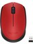 Logıtech M171 USB Kırmızı Kablosuz Mouse 1