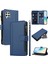 Case For Samsung Galaxy A22 4g Premium Leather Zipper Pocket Wallet Phone Case With 9 Card Slots And Detachable Wrist Strap (Yurt Dışından) 1