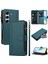 Case For Tecno Camon 40 4g Premium Leather Zipper Pocket Wallet Phone Case With 9 Card Slots And Detachable Wrist Strap (Yurt Dışından) 1