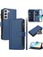 Case For Samsung Galaxy S22 5g Premium Leather Zipper Pocket Wallet Phone Case With 9 Card Slots And Detachable Wrist Strap (Yurt Dışından) 1