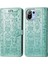 Xiaomi 11 Lite Sevimli Kedi Kabartmalı Premium Pu Deri Flip Darbeye Dayanıklı Cüzdan Manyetik Kılıf Kapağı Kart Yuvaları ile (Yurt Dışından) 1