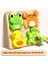 Çocuk Üç Boyutlu Ahşap Puzzle Tahtası Bebek Montessori Erken Eğitim Eşleştirme Hayvan Şekli Blokları Hediye Oyuncaklar (Yurt Dışından) 1