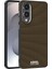 Samsung Galaxy S25 Edge Pc Tpu Alüminyum Alaşımlı Deri Telefon Kılıfı Magsafe ile Uyumlu (Yurt Dışından) 1