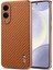 Samsung Galaxy S25 Edge Galvanik Karbon Fiber Doku Pu + Tpu Telefon Kılıfı (Yurt Dışından) 1