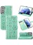 Samsung Galaxy S22 Sevimli Kedi Kabartmalı Premium Pu Deri Flip Darbeye Dayanıklı Cüzdan Manyetik Kılıf Kapağı Kart Yuvaları ile (Yurt Dışından) 1