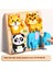 Çocuk Üç Boyutlu Ahşap Puzzle Tahtası Bebek Montessori Erken Eğitim Eşleştirme Hayvan Şekli Blokları Hediye Oyuncaklar (Yurt Dışından) 1