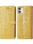 iPhone 12 Mını Sevimli Kedi Kabartmalı Premium Pu Deri Flip Darbeye Dayanıklı Cüzdan Manyetik Kılıf Kapağı Kart Yuvaları ile (Yurt Dışından) 1