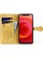 iPhone 12 Mını Sevimli Kedi Kabartmalı Premium Pu Deri Flip Darbeye Dayanıklı Cüzdan Manyetik Kılıf Kapağı Kart Yuvaları ile (Yurt Dışından) 5