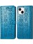 iPhone 14 Plus Sevimli Kedi Kabartmalı Premium Pu Deri Flip Darbeye Dayanıklı Cüzdan Manyetik Kılıf Kapağı Kart Yuvaları ile (Yurt Dışından) 4