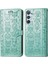 Samsung Galaxy A14 Sevimli Kedi Kabartmalı Premium Pu Deri Flip Darbeye Dayanıklı Cüzdan Manyetik Kılıf Kapağı Kart Yuvaları ile (Yurt Dışından) 1