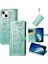 iPhone 15 Sevimli Kedi Kabartmalı Premium Pu Deri Flip Darbeye Dayanıklı Cüzdan Manyetik Kılıf Kapağı Kart Yuvaları ile (Yurt Dışından) 1