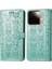 Realme Gt 7 Pro Sevimli Kedi Kabartmalı Premium Pu Deri Flip Darbeye Dayanıklı Cüzdan Manyetik Kılıf Kapağı Kart Yuvaları ile (Yurt Dışından) 1