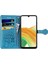 Samsung Galaxy A13 4g Sevimli Kedi Kabartmalı Premium Pu Deri Flip Darbeye Dayanıklı Cüzdan Manyetik Kılıf Kapağı Kart Yuvaları ile (Yurt Dışından) 4