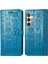 Samsung Galaxy S25 Plus Sevimli Kedi Kabartmalı Premium Pu Deri Flip Darbeye Dayanıklı Cüzdan Manyetik Kılıf Kapağı Kart Yuvaları ile (Yurt Dışından) 1