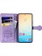 Samsung Galaxy S25 Plus Sevimli Kedi Kabartmalı Premium Pu Deri Flip Darbeye Dayanıklı Cüzdan Manyetik Kılıf Kapağı Kart Yuvaları ile (Yurt Dışından) 5