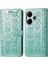 Xiaomi Redmi 13 4g Sevimli Kedi Kabartmalı Premium Pu Deri Flip Darbeye Dayanıklı Cüzdan Manyetik Kılıf Kapağı Kart Yuvaları ile (Yurt Dışından) 1