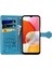 Samsung Galaxy A14 4g Sevimli Kedi Kabartmalı Premium Pu Deri Flip Darbeye Dayanıklı Cüzdan Manyetik Kılıf Kapağı Kart Yuvaları ile (Yurt Dışından) 4