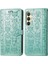 Samsung Galaxy S25 Plus Sevimli Kedi Kabartmalı Premium Pu Deri Flip Darbeye Dayanıklı Cüzdan Manyetik Kılıf Kapağı Kart Yuvaları ile (Yurt Dışından) 1