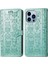 iPhone 13 Pro Sevimli Kedi Kabartmalı Premium Pu Deri Flip Darbeye Dayanıklı Cüzdan Manyetik Kılıf Kapağı Kart Yuvaları ile (Yurt Dışından) 4