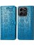 Honor 200 Smart Sevimli Kedi Kabartmalı Premium Pu Deri Flip Darbeye Dayanıklı Cüzdan Manyetik Kılıf Kapağı Kart Yuvaları ile (Yurt Dışından) 1