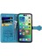 iPhone 14 Sevimli Kedi Kabartmalı Premium Pu Deri Flip Darbeye Dayanıklı Cüzdan Manyetik Kılıf Kapağı Kart Yuvaları ile (Yurt Dışından) 3
