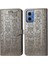 Motorola Moto G34 Sevimli Kedi Kabartmalı Premium Pu Deri Flip Darbeye Dayanıklı Cüzdan Manyetik Kılıf Kapağı Kart Yuvaları ile (Yurt Dışından) 1