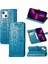 iPhone 13 Mini Sevimli Kedi Kabartmalı Premium Pu Deri Flip Darbeye Dayanıklı Cüzdan Manyetik Kılıf Kapağı Kart Yuvaları ile (Yurt Dışından) 1