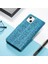 iPhone 13 Mini Sevimli Kedi Kabartmalı Premium Pu Deri Flip Darbeye Dayanıklı Cüzdan Manyetik Kılıf Kapağı Kart Yuvaları ile (Yurt Dışından) 3