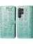 Samsung Galaxy S25 Ultra Sevimli Kedi Kabartmalı Premium Pu Deri Flip Darbeye Dayanıklı Cüzdan Manyetik Kılıf Kapağı Kart Yuvaları ile (Yurt Dışından) 1