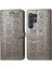 Samsung Galaxy S25 Ultra Sevimli Kedi Kabartmalı Premium Pu Deri Flip Darbeye Dayanıklı Cüzdan Manyetik Kılıf Kapağı Kart Yuvaları ile (Yurt Dışından) 1
