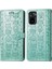 Xiaomi Redmi Note 10 4g Sevimli Kedi Kabartmalı Premium Pu Deri Flip Darbeye Dayanıklı Cüzdan Manyetik Kılıf Kapağı Kart Yuvaları ile (Yurt Dışından) 1