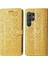 Samsung Galaxy S25 Ultra Sevimli Kedi Kabartmalı Premium Pu Deri Flip Darbeye Dayanıklı Cüzdan Manyetik Kılıf Kapağı Kart Yuvaları ile (Yurt Dışından) 1