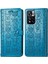 Xiaomi Redmi Note 11 Pro Sevimli Kedi Kabartmalı Premium Pu Deri Flip Darbeye Dayanıklı Cüzdan Manyetik Kılıf Kapağı Kart Yuvaları ile (Yurt Dışından) 3