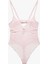 Transparan Balenli Dantelli Tül Bodysuit 1