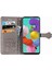 Samsung Galaxy A71 4g Sevimli Kedi Kabartmalı Premium Pu Deri Flip Darbeye Dayanıklı Cüzdan Manyetik Kılıf Kapağı Kart Yuvaları ile (Yurt Dışından) 4