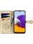 Samsung Galaxy A22 5g Sevimli Kedi Kabartmalı Premium Pu Deri Flip Darbeye Dayanıklı Cüzdan Manyetik Kılıf Kapağı Kart Yuvaları ile (Yurt Dışından) 4