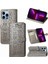 iPhone 13 Promax Sevimli Kedi Kabartmalı Premium Pu Deri Flip Darbeye Dayanıklı Cüzdan Manyetik Kılıf Kapağı Kart Yuvaları ile (Yurt Dışından) 1