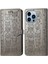 iPhone 13 Promax Sevimli Kedi Kabartmalı Premium Pu Deri Flip Darbeye Dayanıklı Cüzdan Manyetik Kılıf Kapağı Kart Yuvaları ile (Yurt Dışından) 3