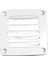 Ventilation Shaft Grilles Cover, 118X118MM, White 1