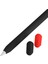 Apple Pencil (Usb-C) Için 2 Uç Kapağına Sahip Silikon Kılıf, Düşmeye Lı Kalem Kılıfı-Siyah (Yurt Dışından) 1