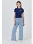 Laci Inci Kurdele Işlemeli Crop Slim Fit Tişört 2229 2
