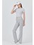 Karmelanj Slim Fit Bisiklet Yaka Crop Tişört 3058 3